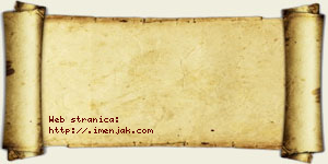 Nikolina Velebit vizit kartica